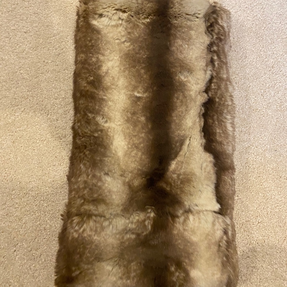 Badgley mischka faux fur infinity scarf